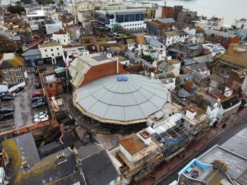 First look at new roof on Brighton Hippodrome as restoration continues